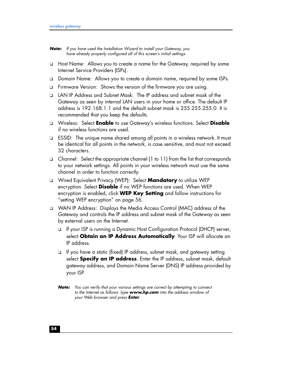 HP hn200w User Manual | Page 54 / 94