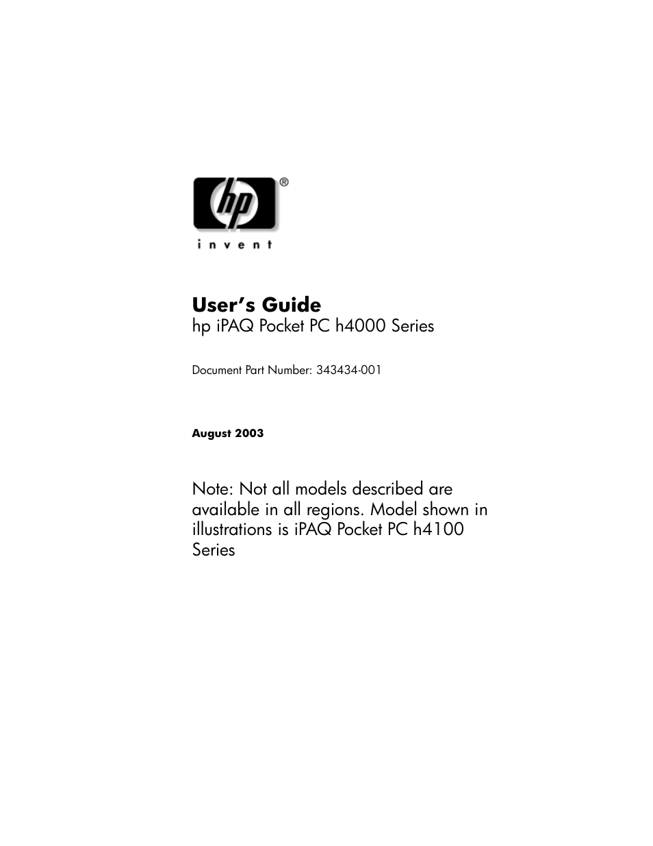 HP h4000 User Manual | 141 pages