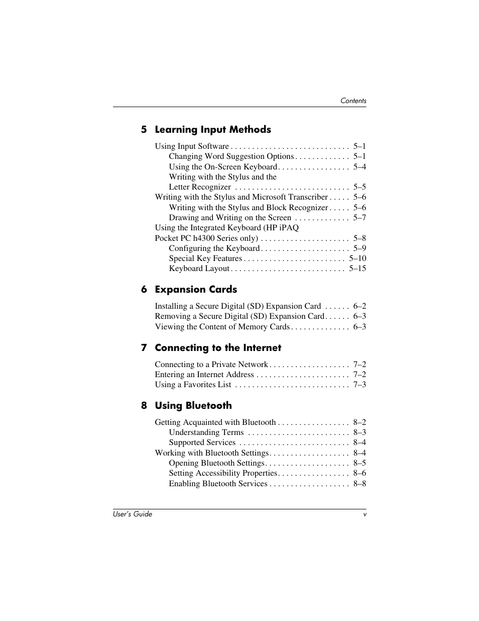 HP h4000 User Manual | Page 5 / 141