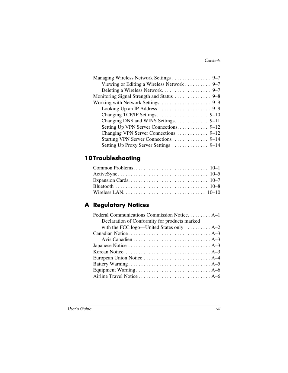 HP h4000 User Manual | Page 7 / 141