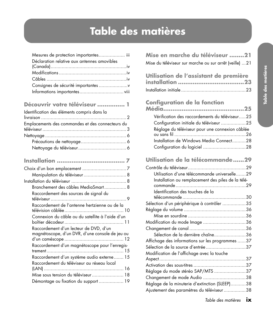 HP MediaSmart SLC3760N User Manual | Page 111 / 310