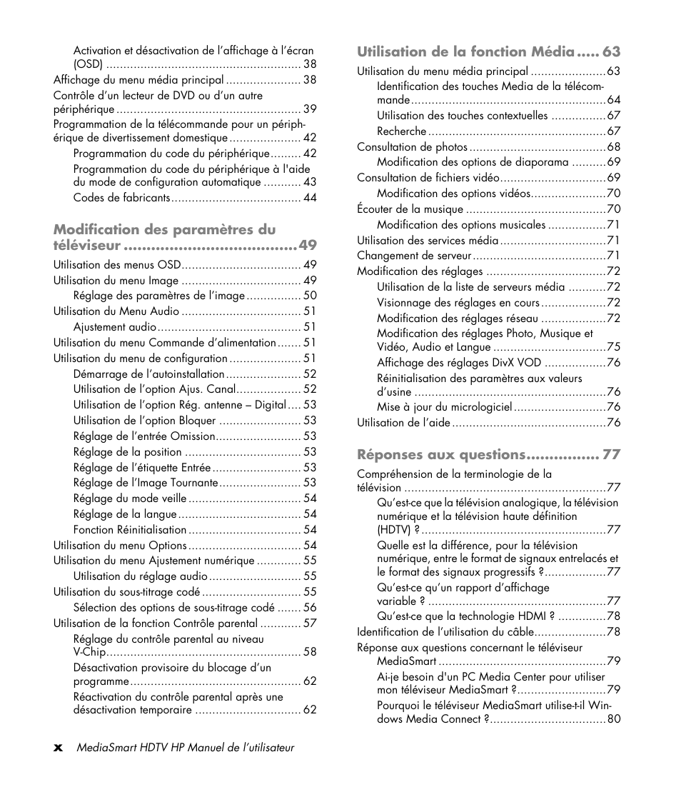 HP MediaSmart SLC3760N User Manual | Page 112 / 310