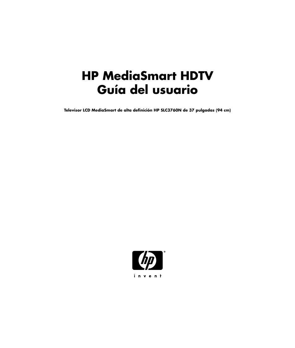 Hp mediasmart hdtv guía del usuario | HP MediaSmart SLC3760N User Manual | Page 207 / 310