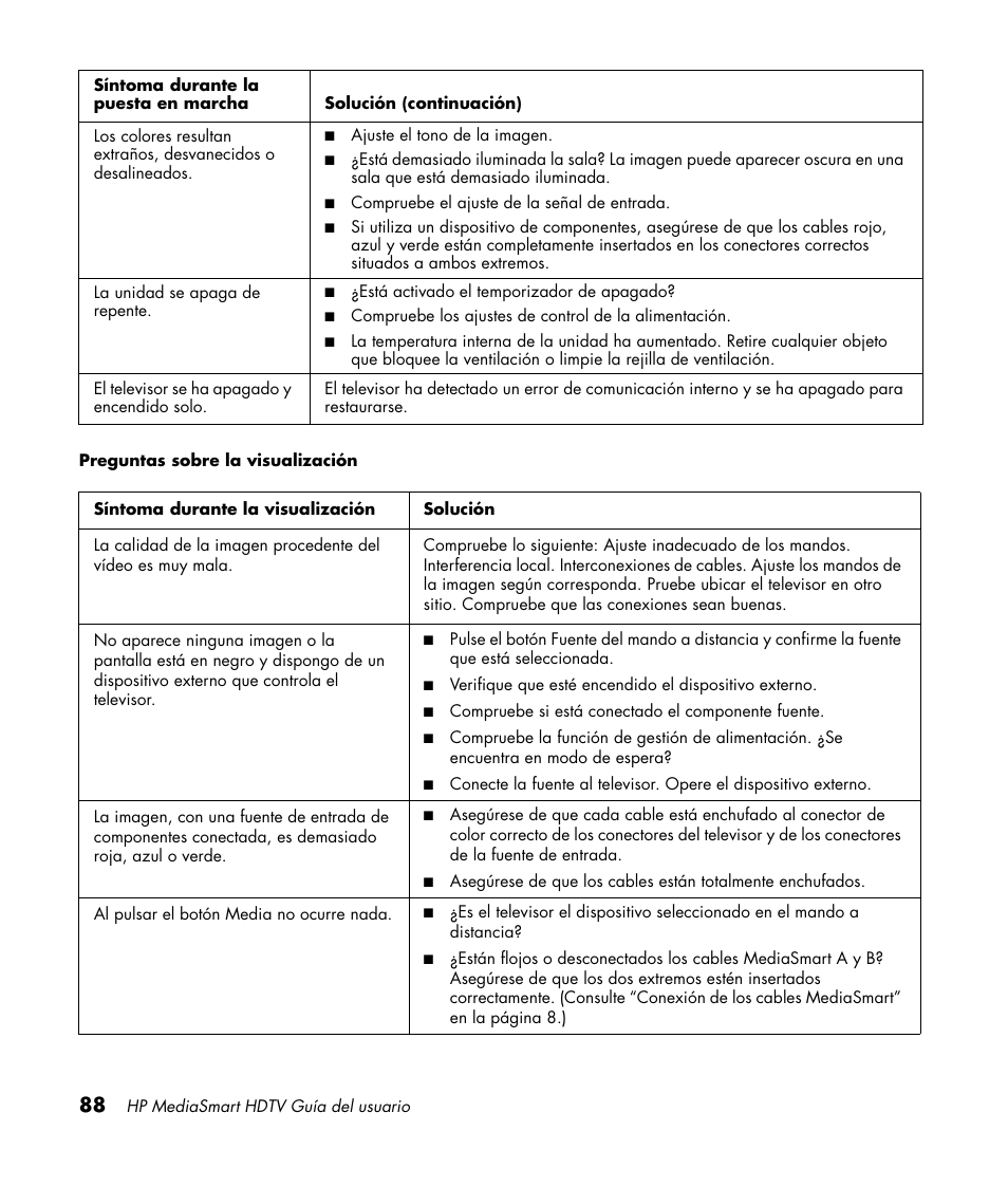 HP MediaSmart SLC3760N User Manual | Page 306 / 310