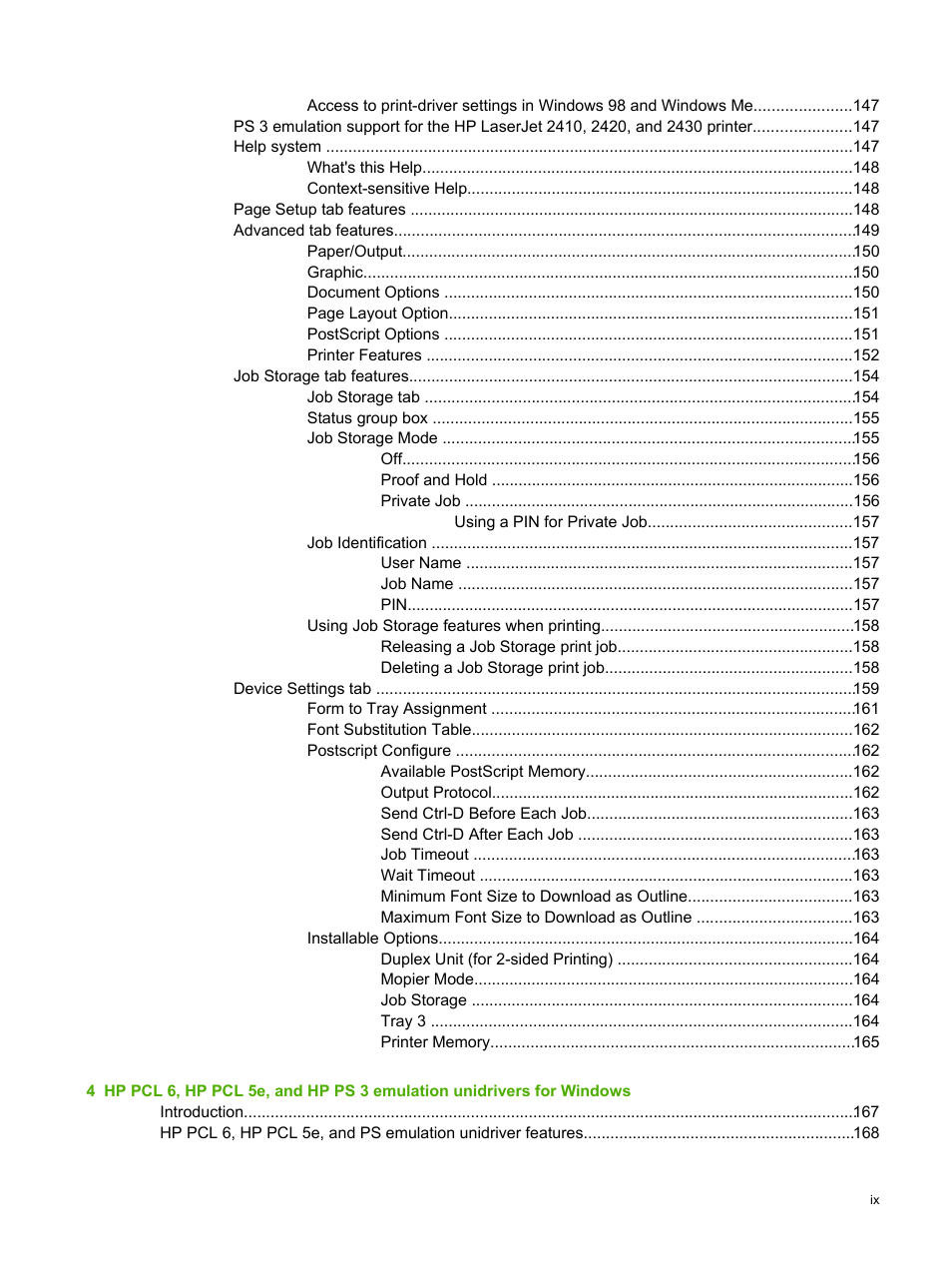 HP 2420 User Manual | Page 11 / 334