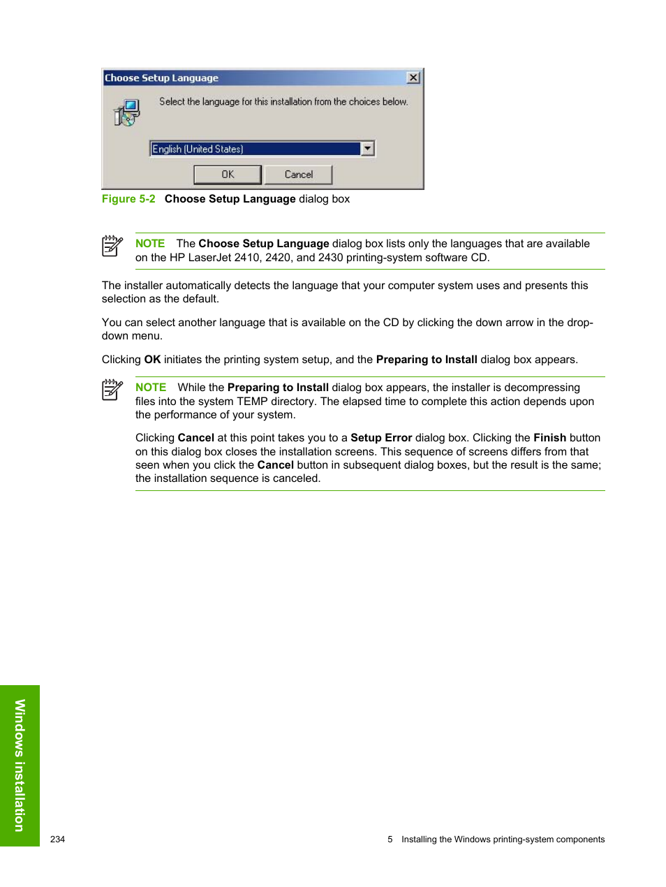 HP 2420 User Manual | Page 250 / 334