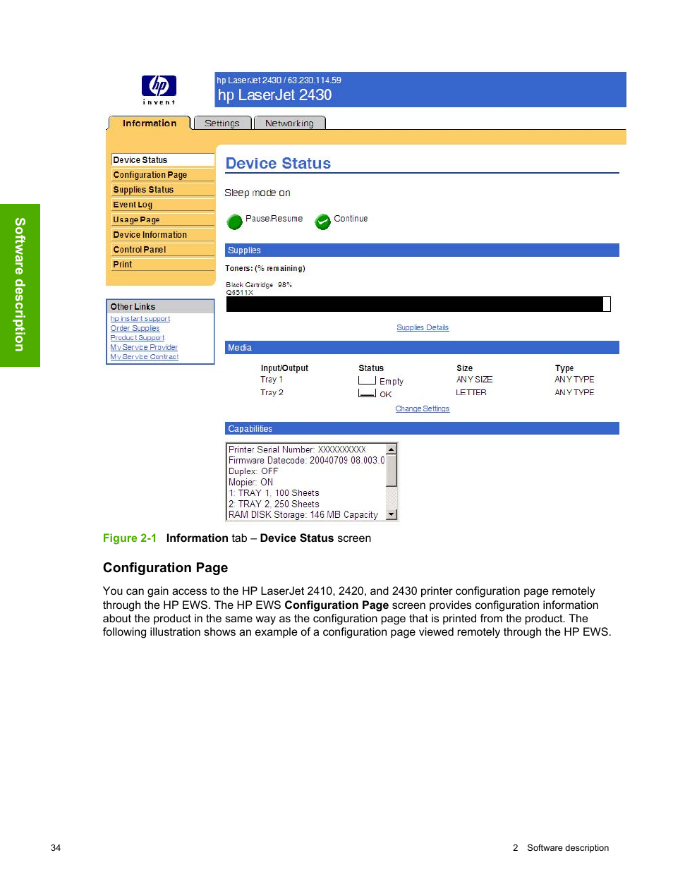 HP 2420 User Manual | Page 50 / 334