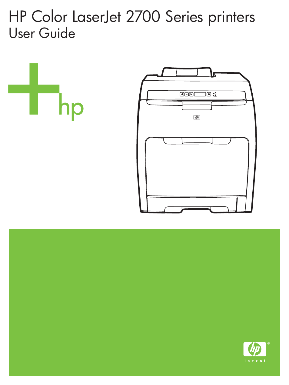 HP 2700 User Manual | 182 pages