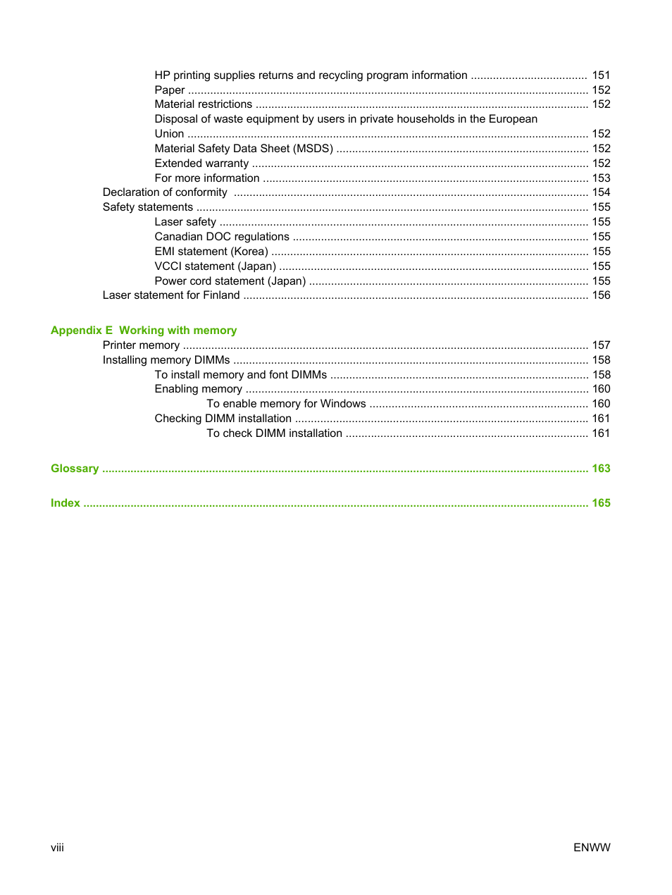 HP 2700 User Manual | Page 10 / 182