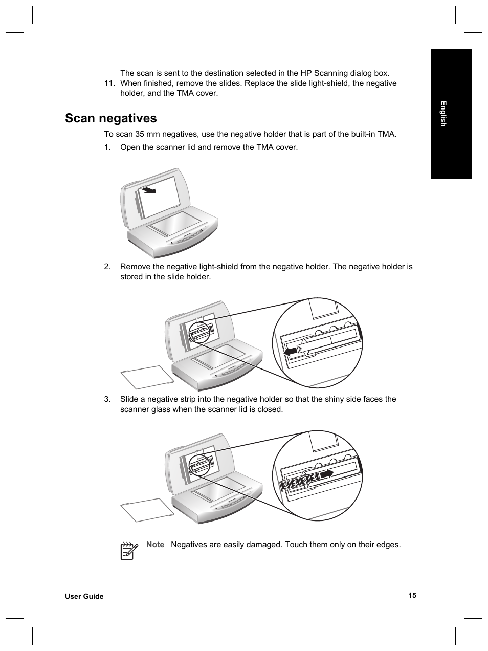 Scan negatives | HP Scanjet 8270 User Manual | Page 17 / 332