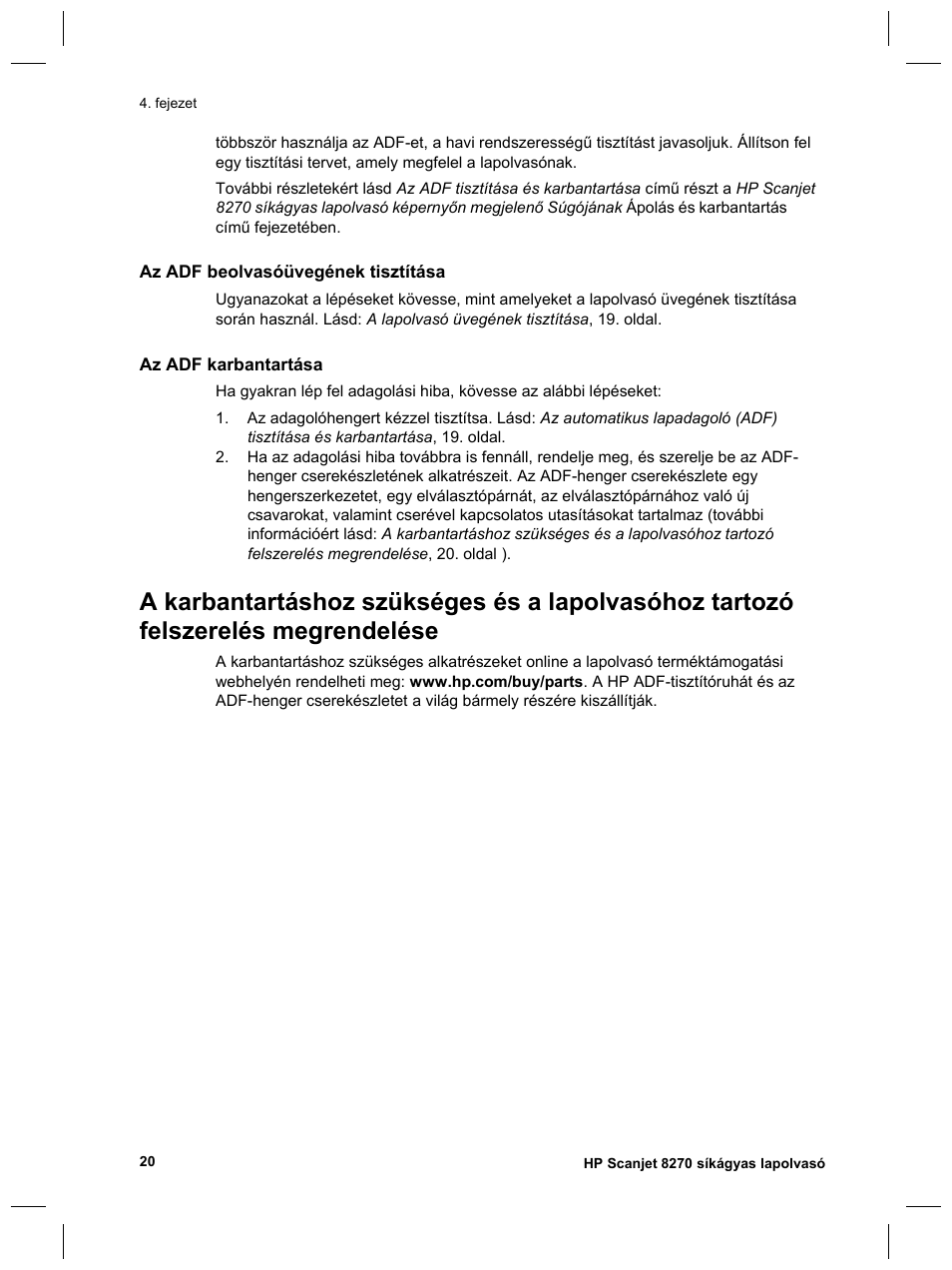 HP Scanjet 8270 User Manual | Page 184 / 332