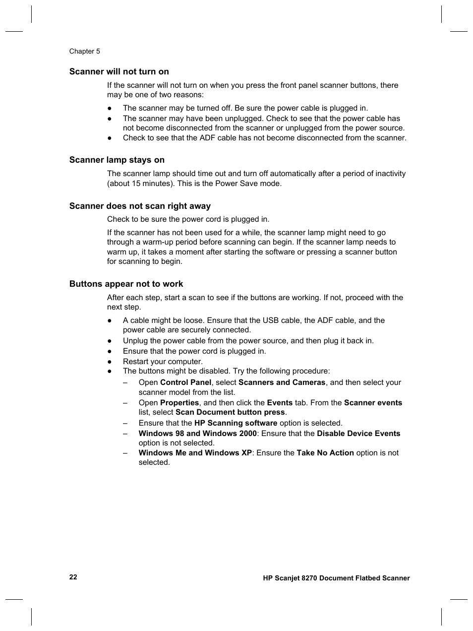 HP Scanjet 8270 User Manual | Page 24 / 332