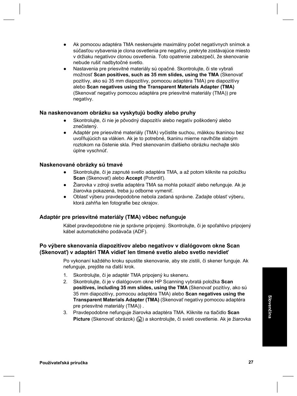 HP Scanjet 8270 User Manual | Page 257 / 332