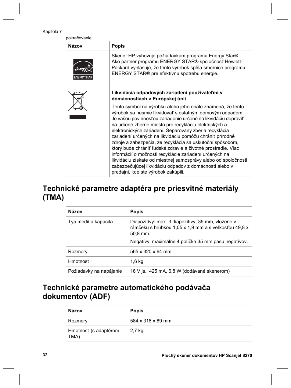 HP Scanjet 8270 User Manual | Page 262 / 332