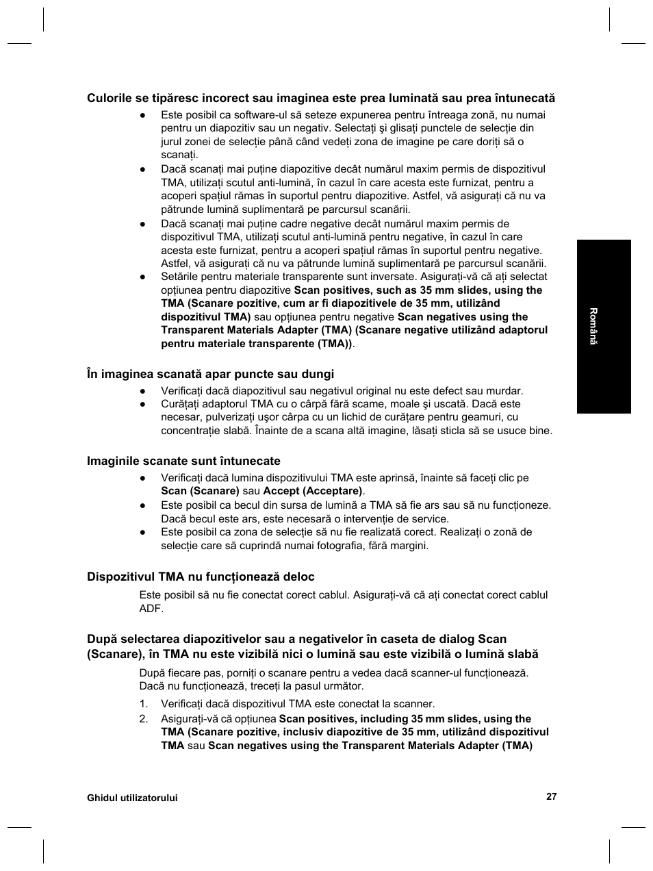 HP Scanjet 8270 User Manual | Page 321 / 332