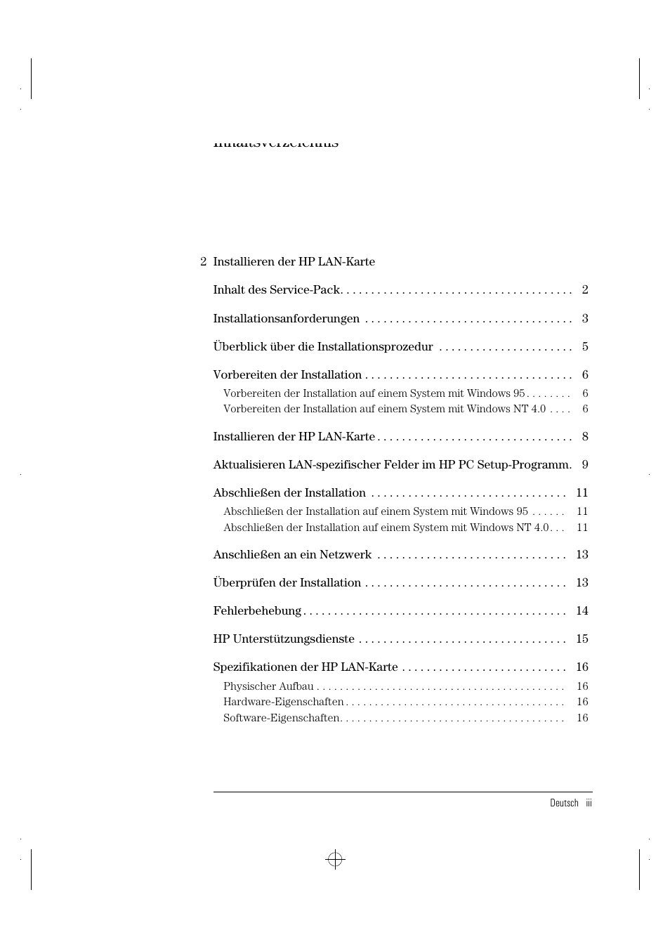 HP 10BT NightDIRECTOR/100 User Manual | Page 29 / 121