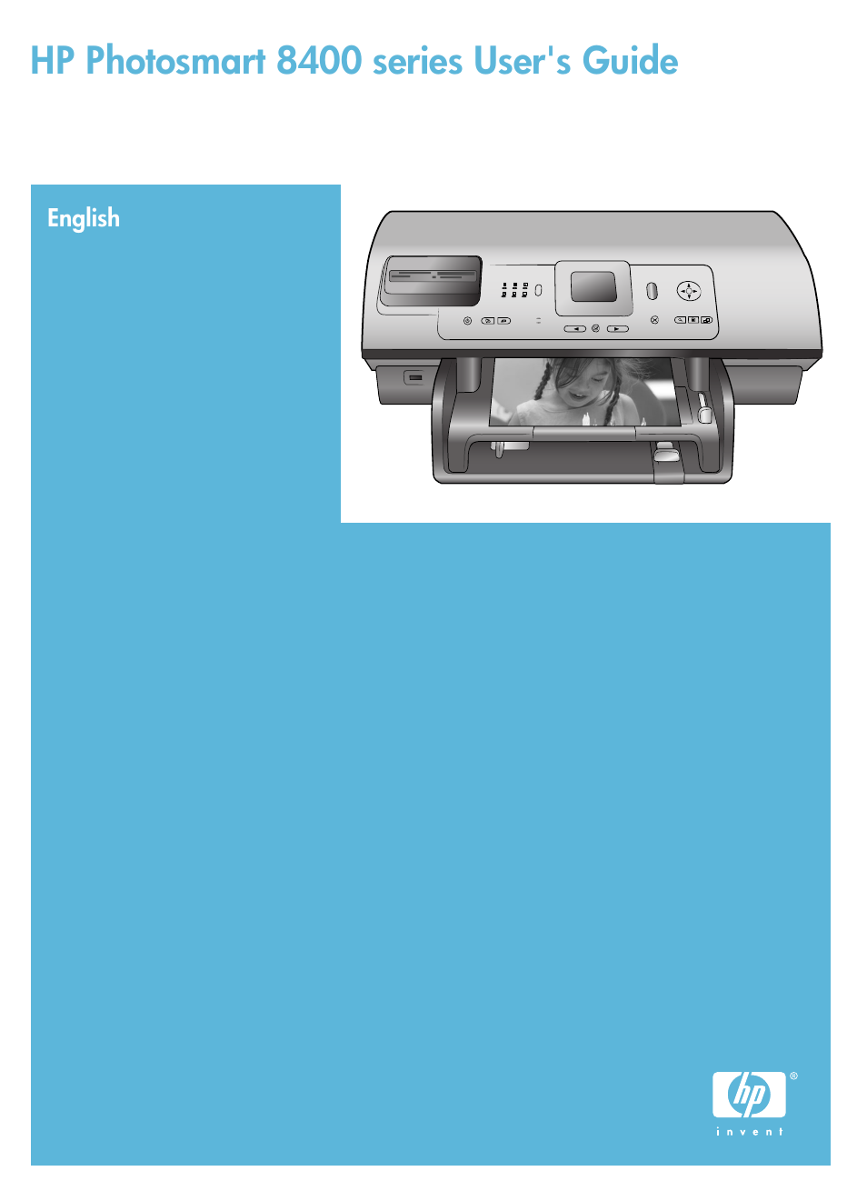 HP Photosmart 8400 Series User Manual | 89 pages