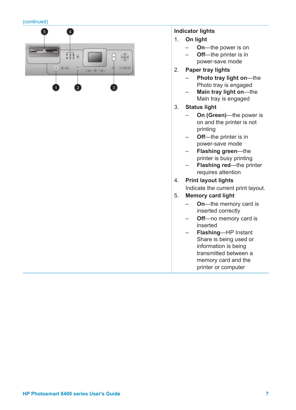 HP Photosmart 8400 Series User Manual | Page 11 / 89