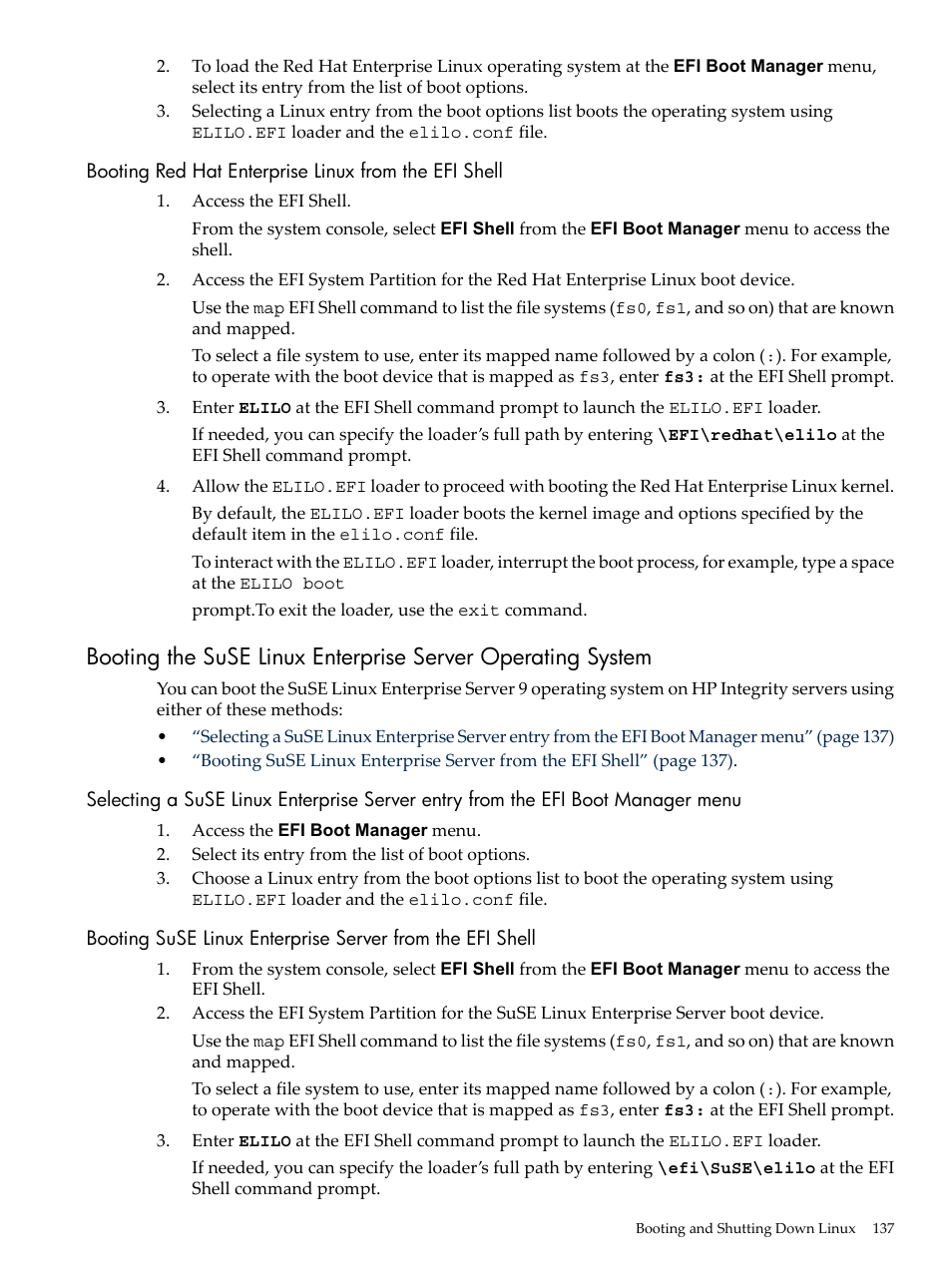 HP INTEGRITY RX3600 User Manual | Page 137 / 356