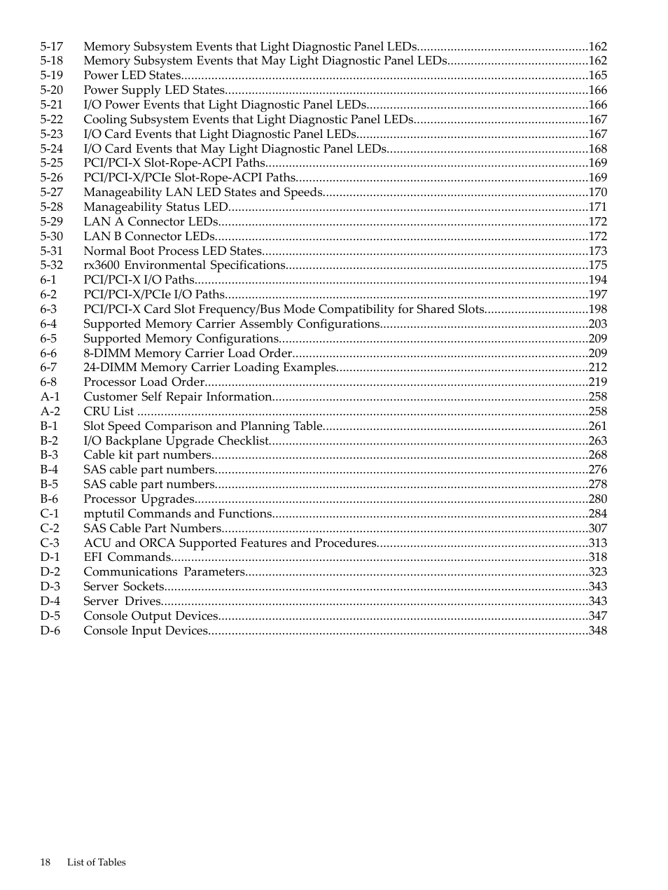 HP INTEGRITY RX3600 User Manual | Page 18 / 356