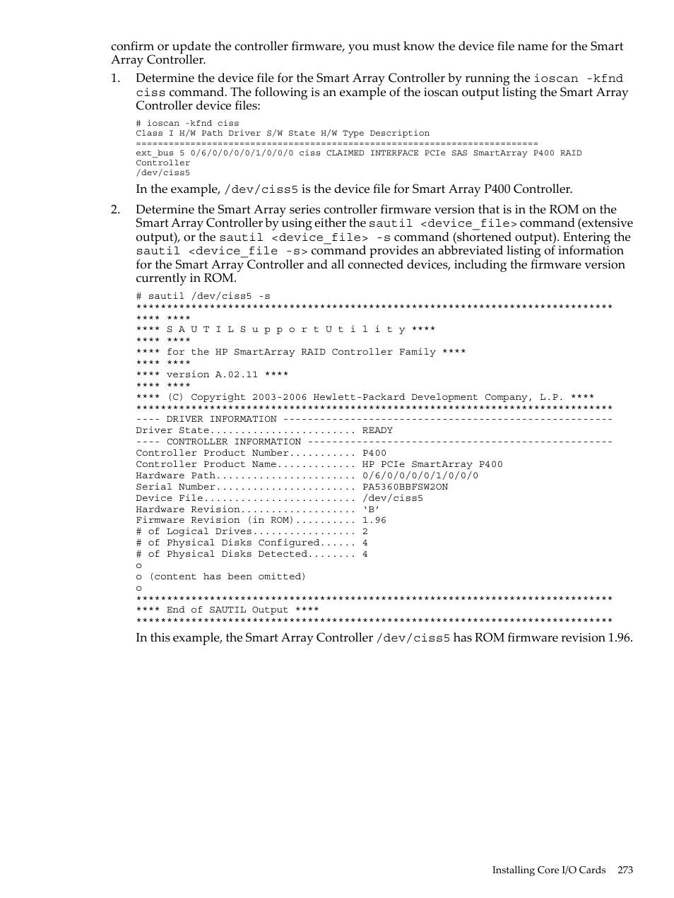 HP INTEGRITY RX3600 User Manual | Page 273 / 356