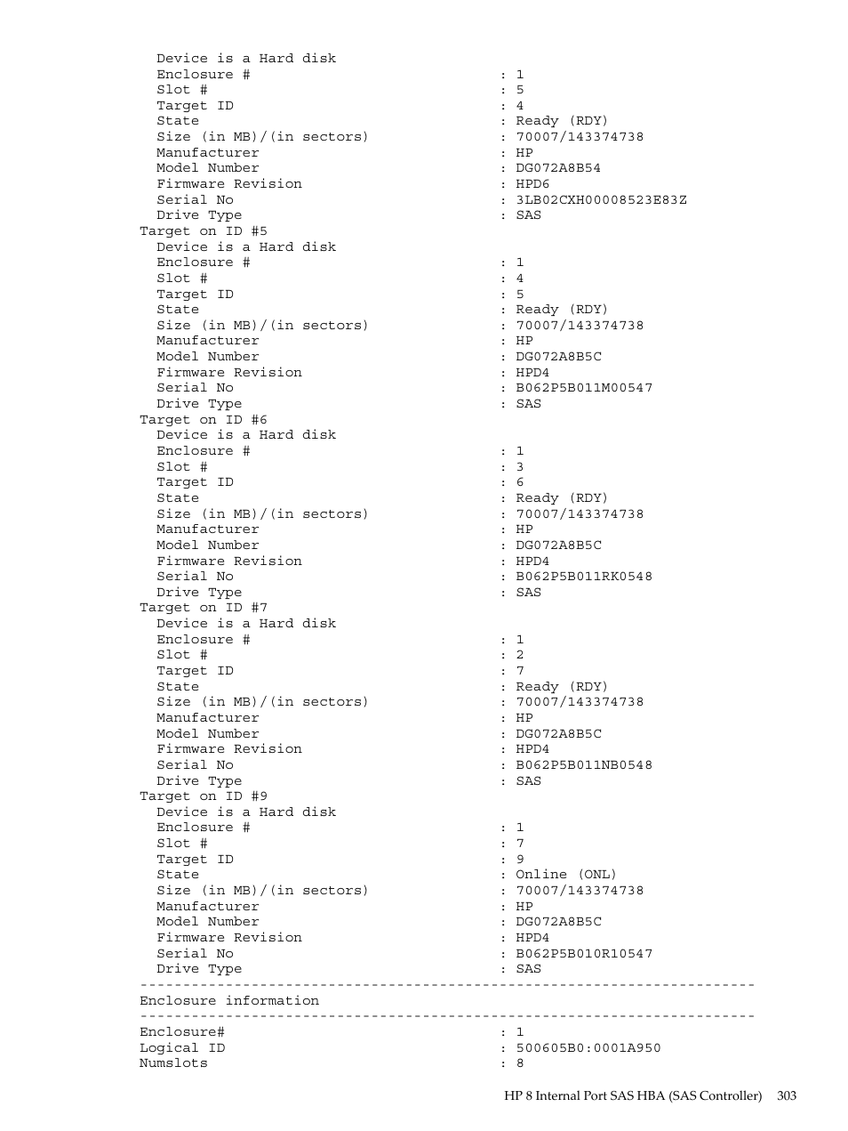 HP INTEGRITY RX3600 User Manual | Page 303 / 356