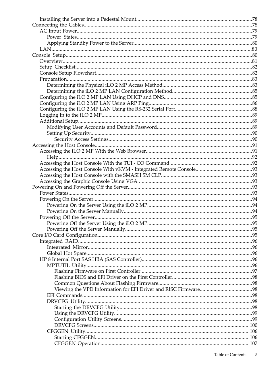 HP INTEGRITY RX3600 User Manual | Page 5 / 356