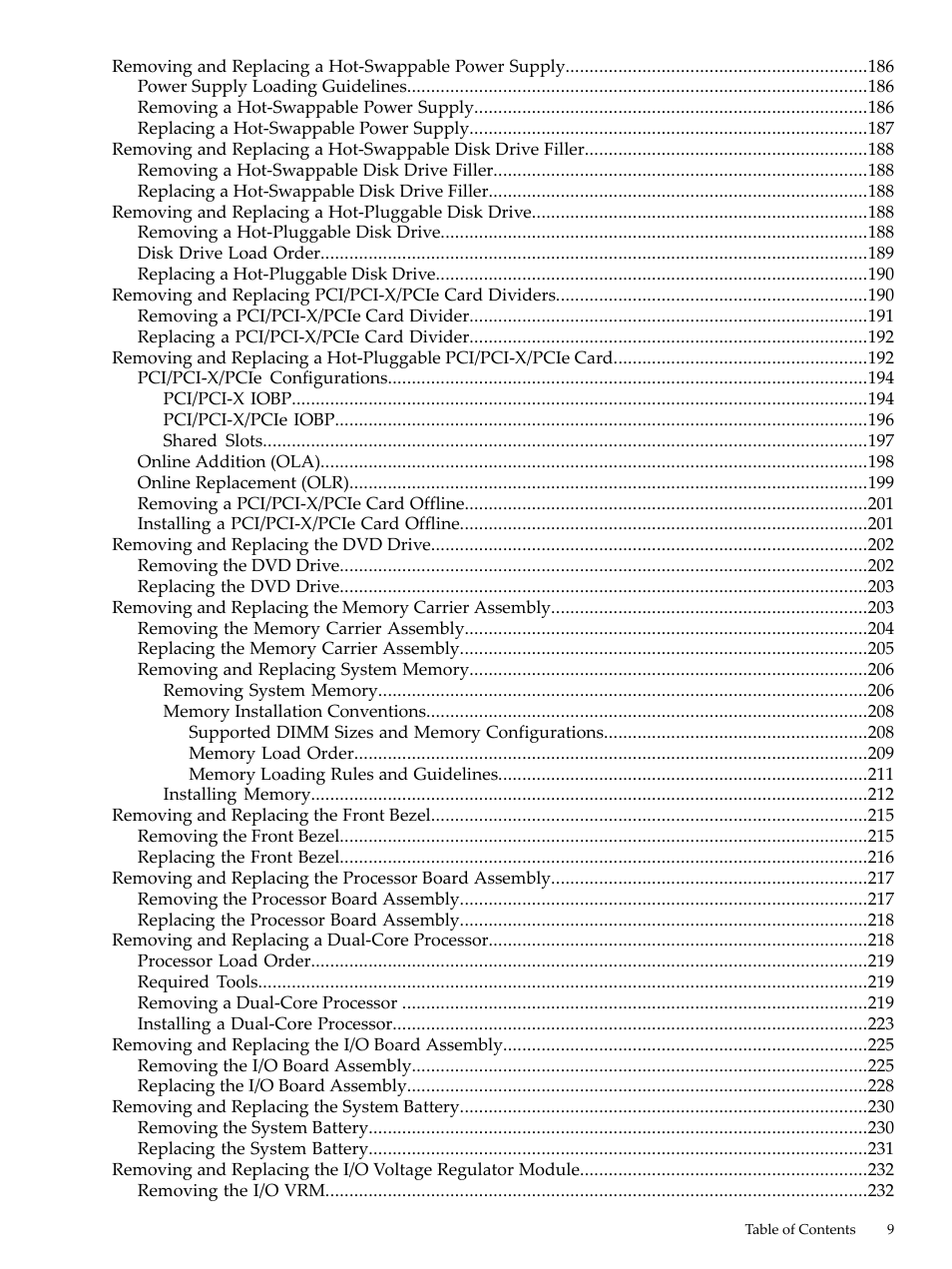 HP INTEGRITY RX3600 User Manual | Page 9 / 356