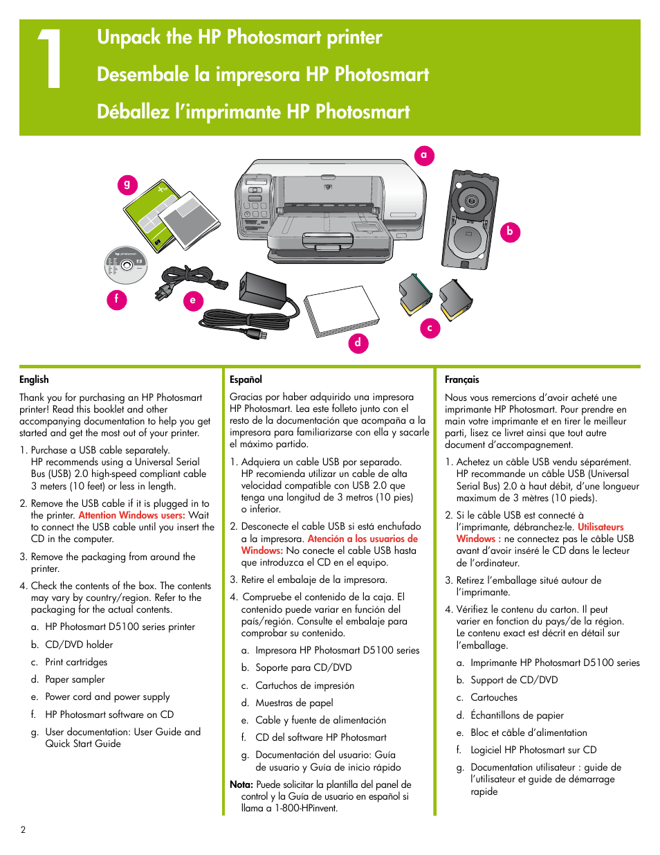 HP D5155 User Manual | Page 2 / 16