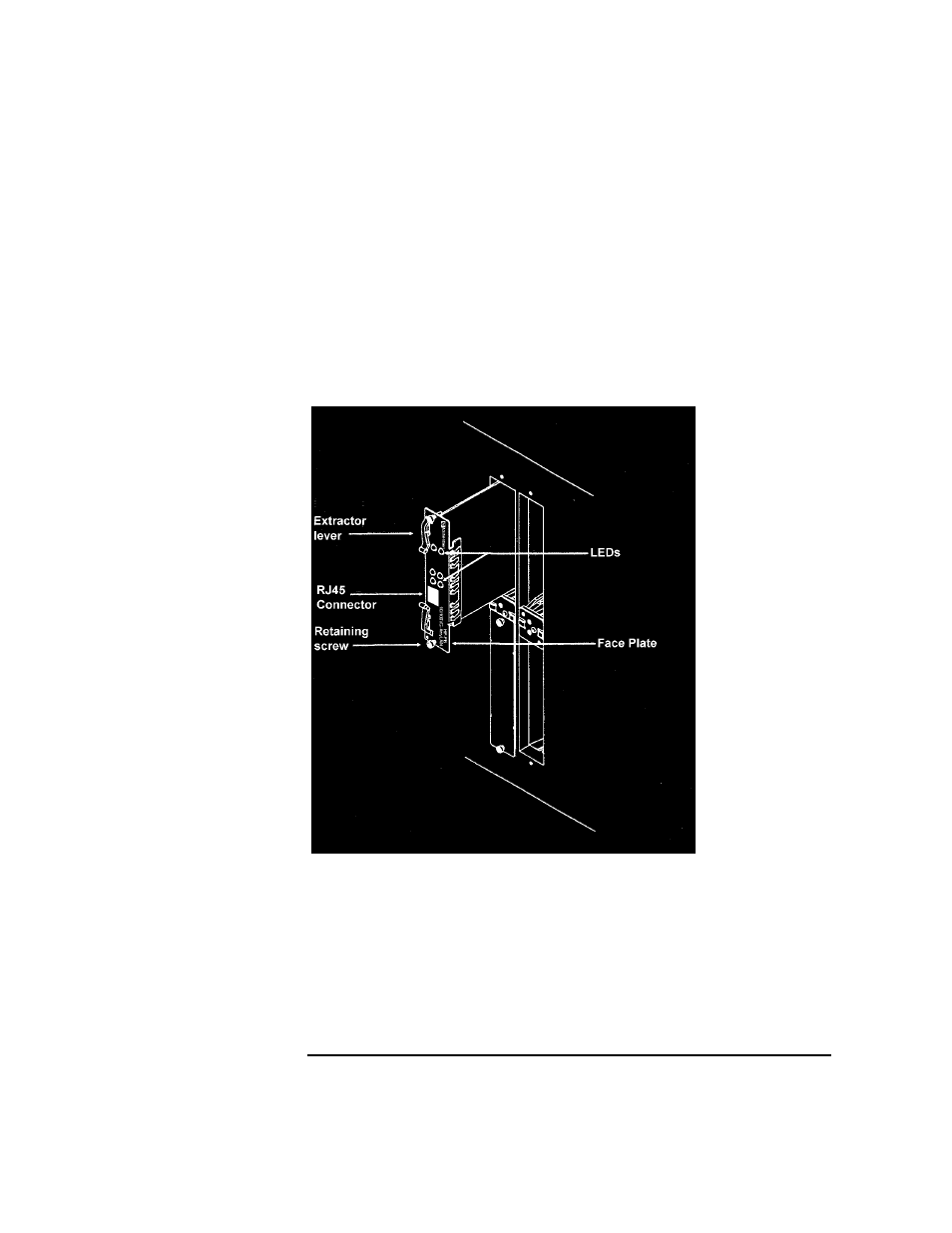 D. switch on the power to the computer, Figure 1-2 . inserting and securing adapter | HP 100VG-ANYLAN B5426-90001 User Manual | Page 19 / 39