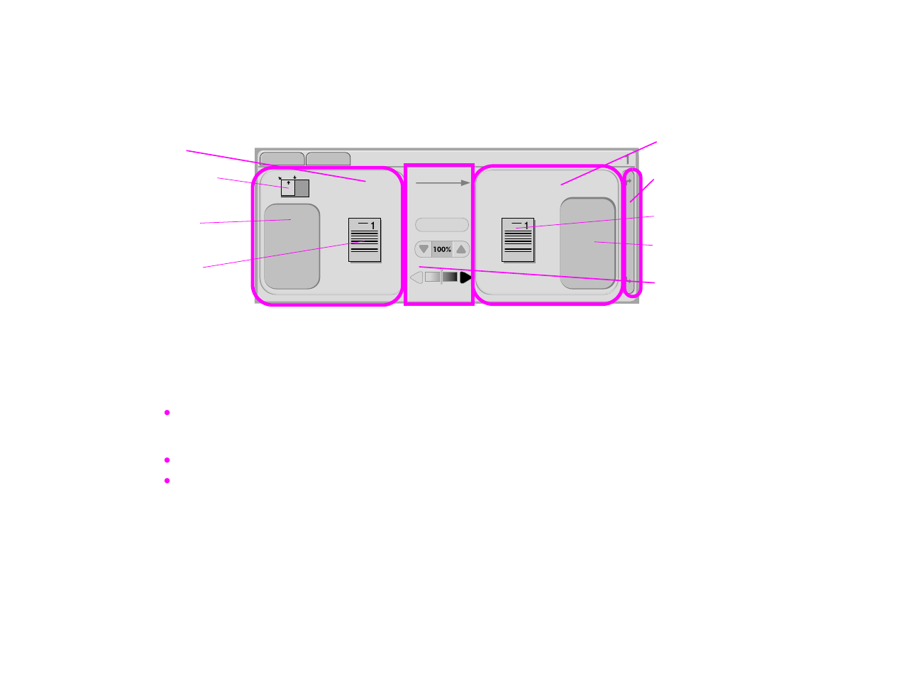 Control panel default touch screen, Original, Image modification | Original image modification | HP LASERJET 9000MFC User Manual | Page 36 / 107