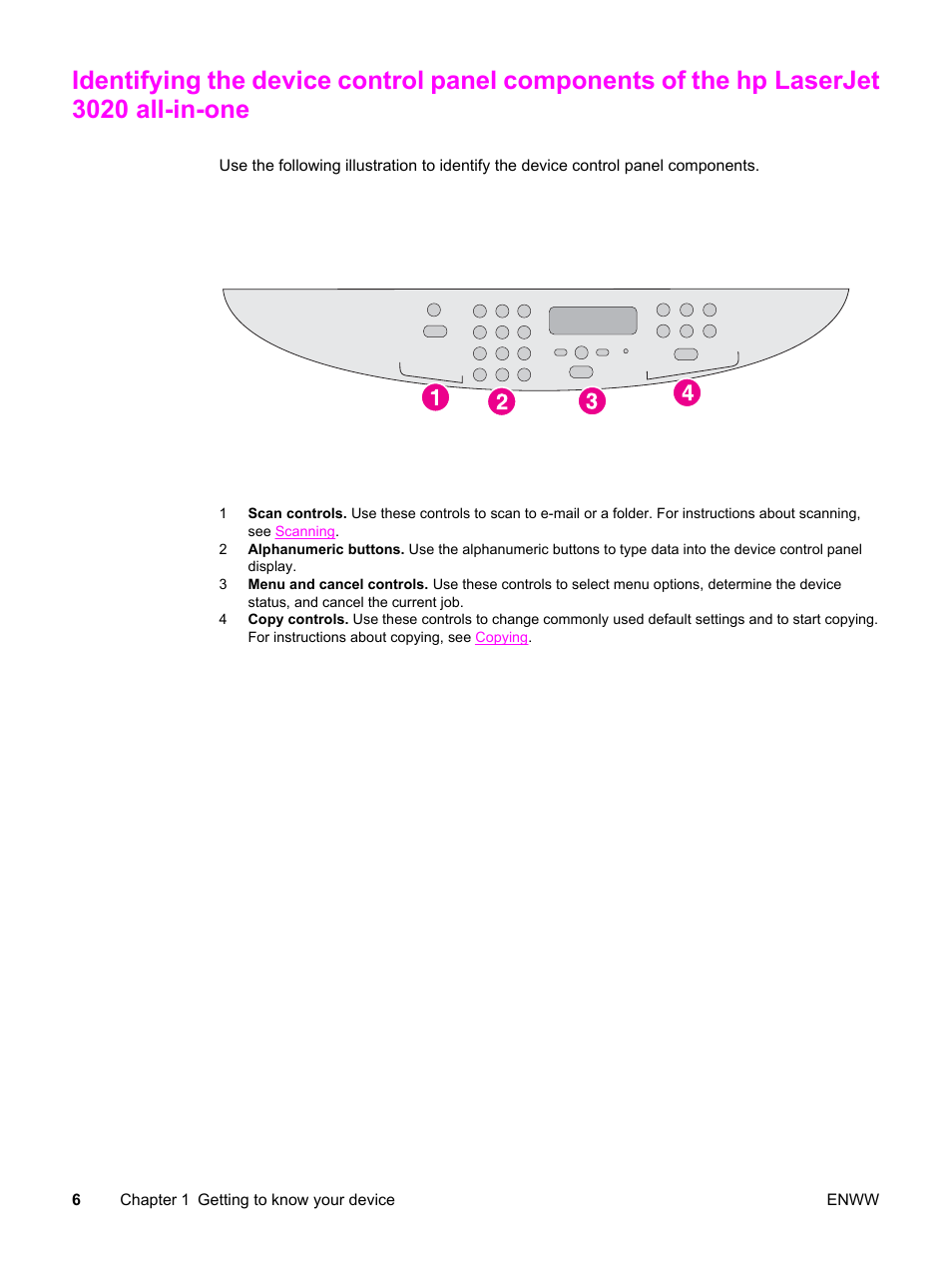 HP 3030 User Manual | Page 16 / 182