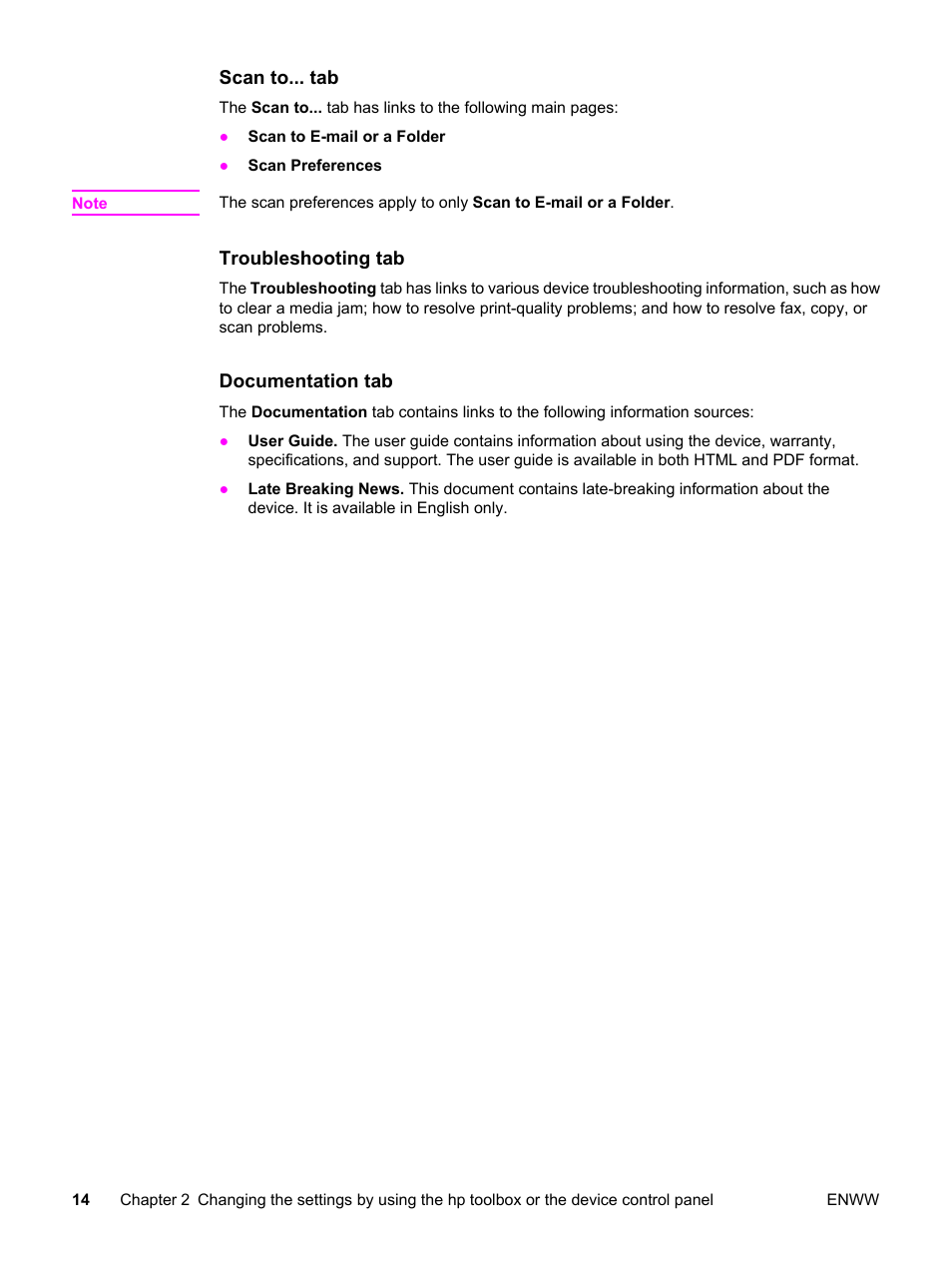 HP 3030 User Manual | Page 24 / 182