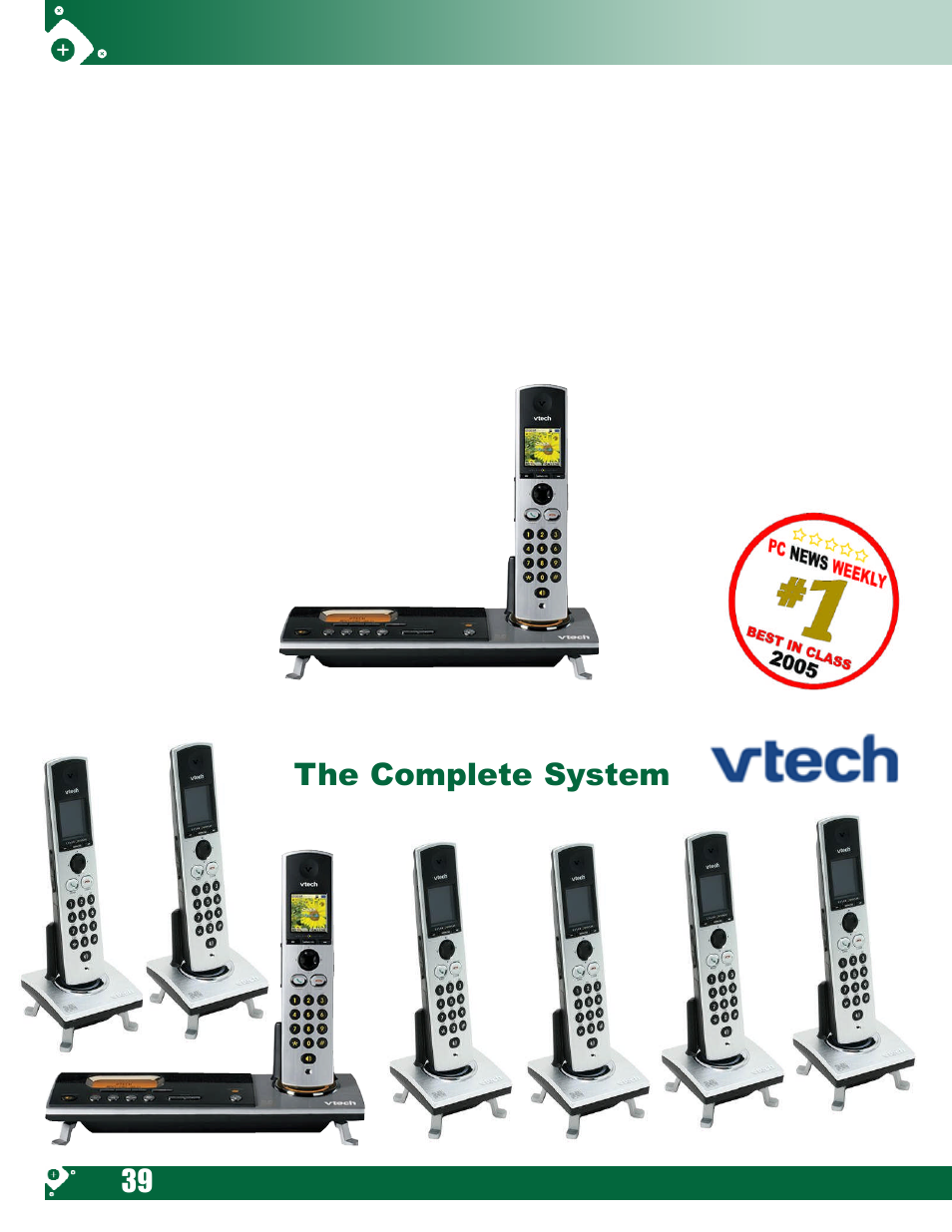 Product reviews, Vtech i5871 phone system, The complete system | HP dc7600 User Manual | Page 8 / 8