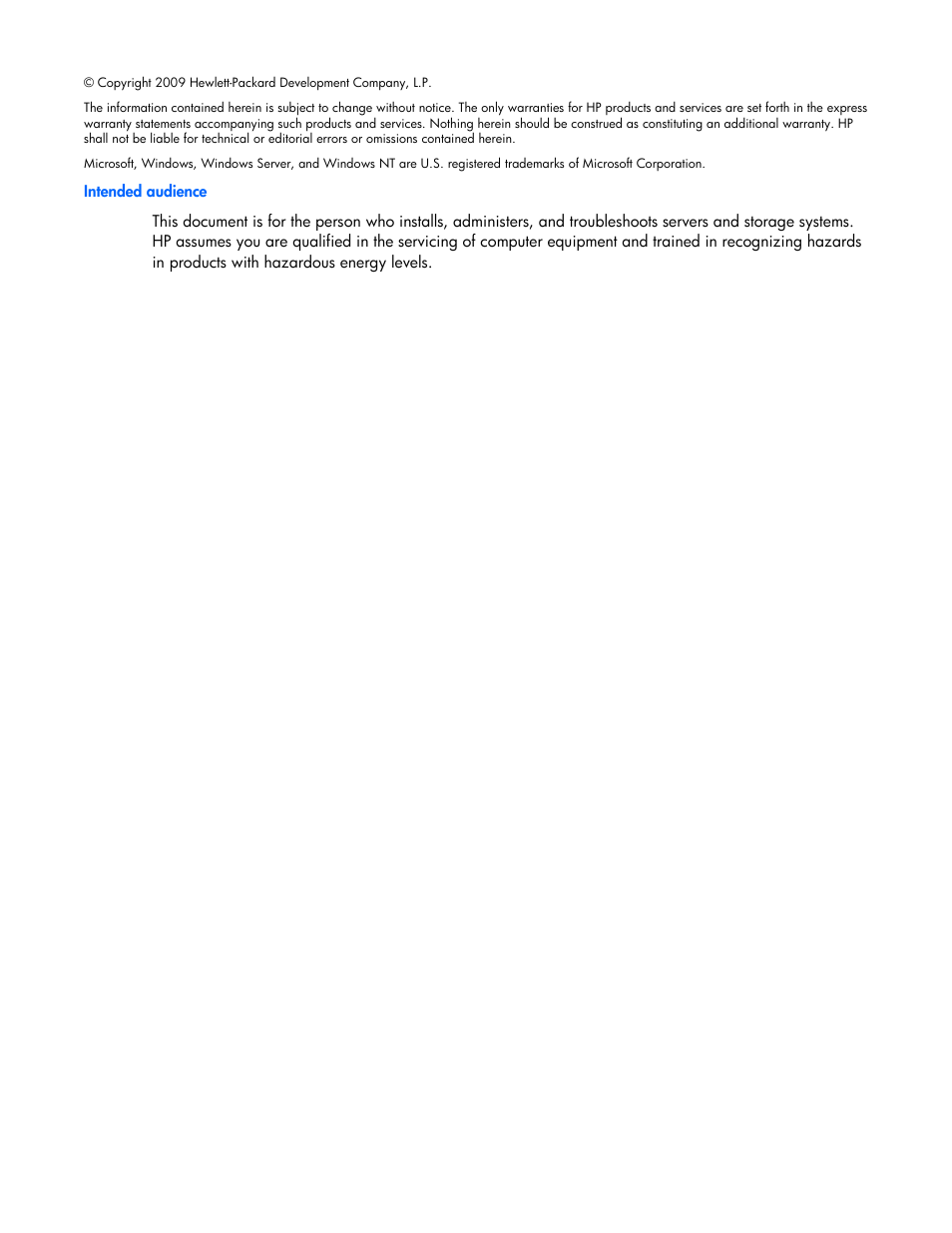 Notice | HP ProLiant DL100 Series Server DL100 Series User Manual | Page 2 / 109