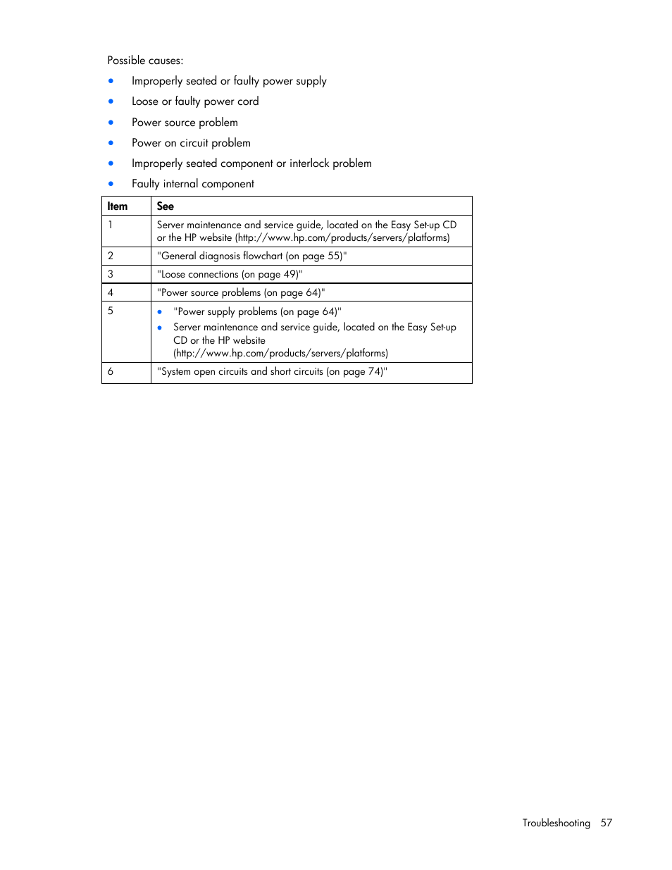 HP ProLiant DL100 Series Server DL100 Series User Manual | Page 57 / 109