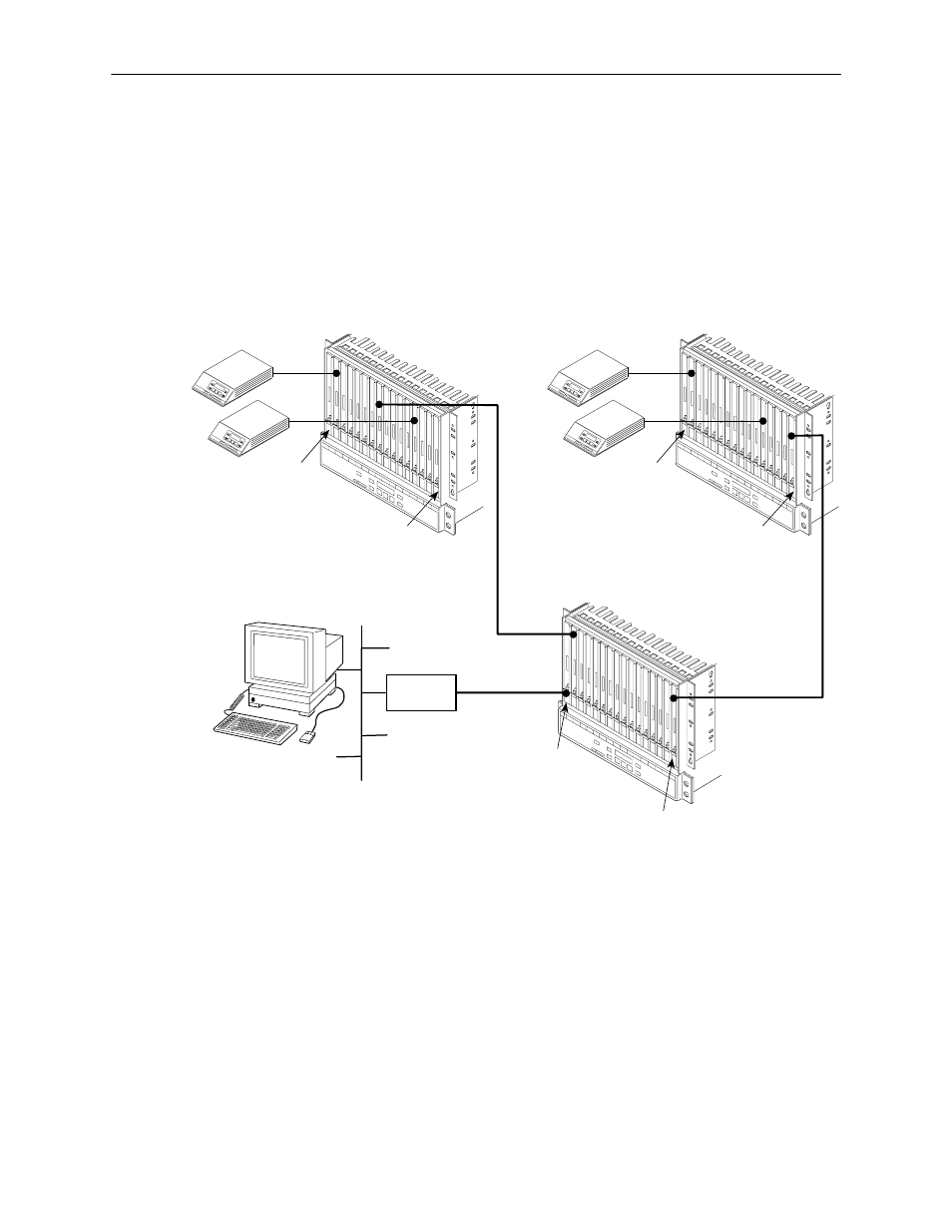 Local and remote carriers — different subnets | HP 3162 User Manual | Page 182 / 199