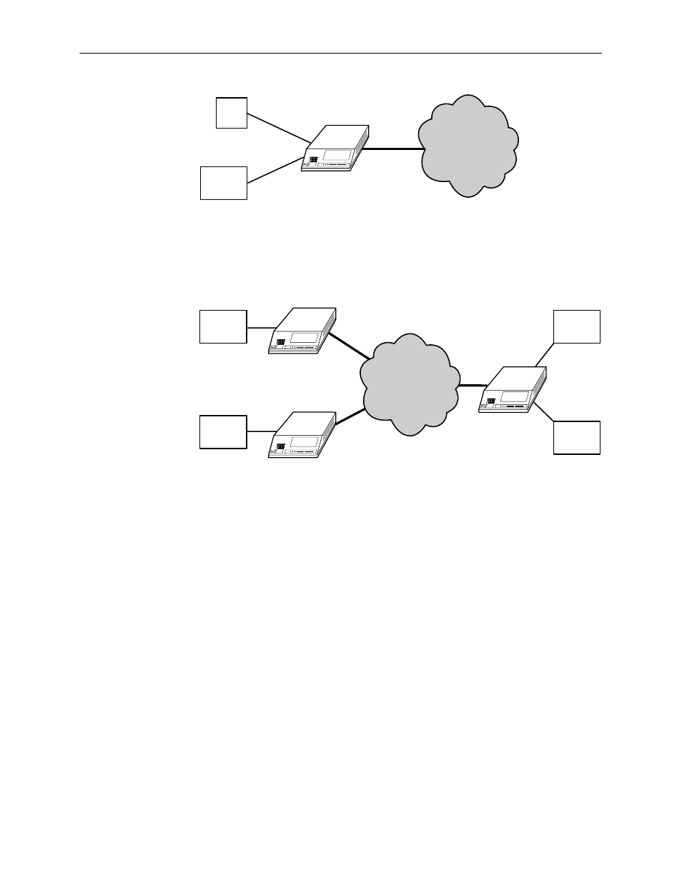 Shared access to network-based services, Figure 2-2, Fractional t1 network applications | Figure 2-3 | HP 3162 User Manual | Page 22 / 199