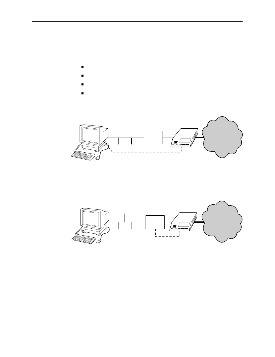 Snmp or telnet connection examples | HP 3162 User Manual | Page 23 / 199