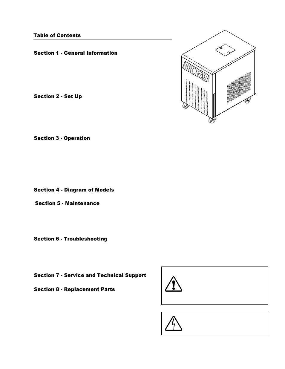 HP Refrigerated Recirculating Chillers User Manual | Page 2 / 14