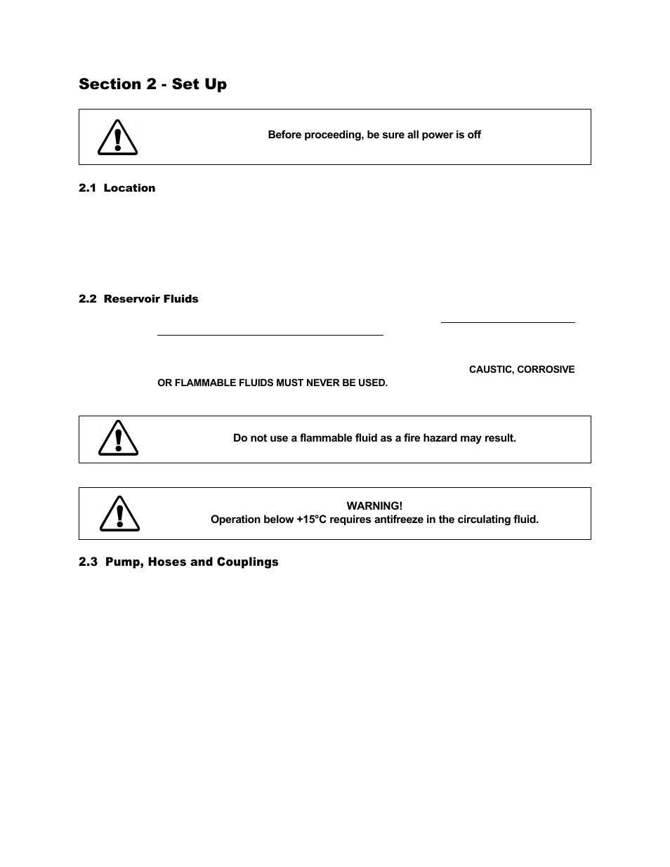 HP Refrigerated Recirculating Chillers User Manual | Page 7 / 14