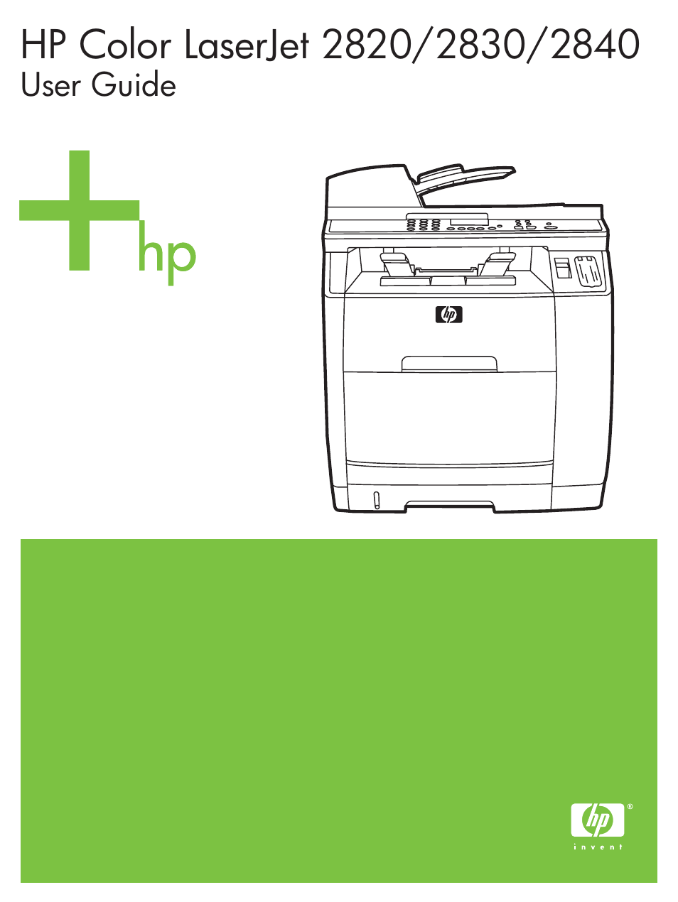 HP 2830 User Manual | 334 pages