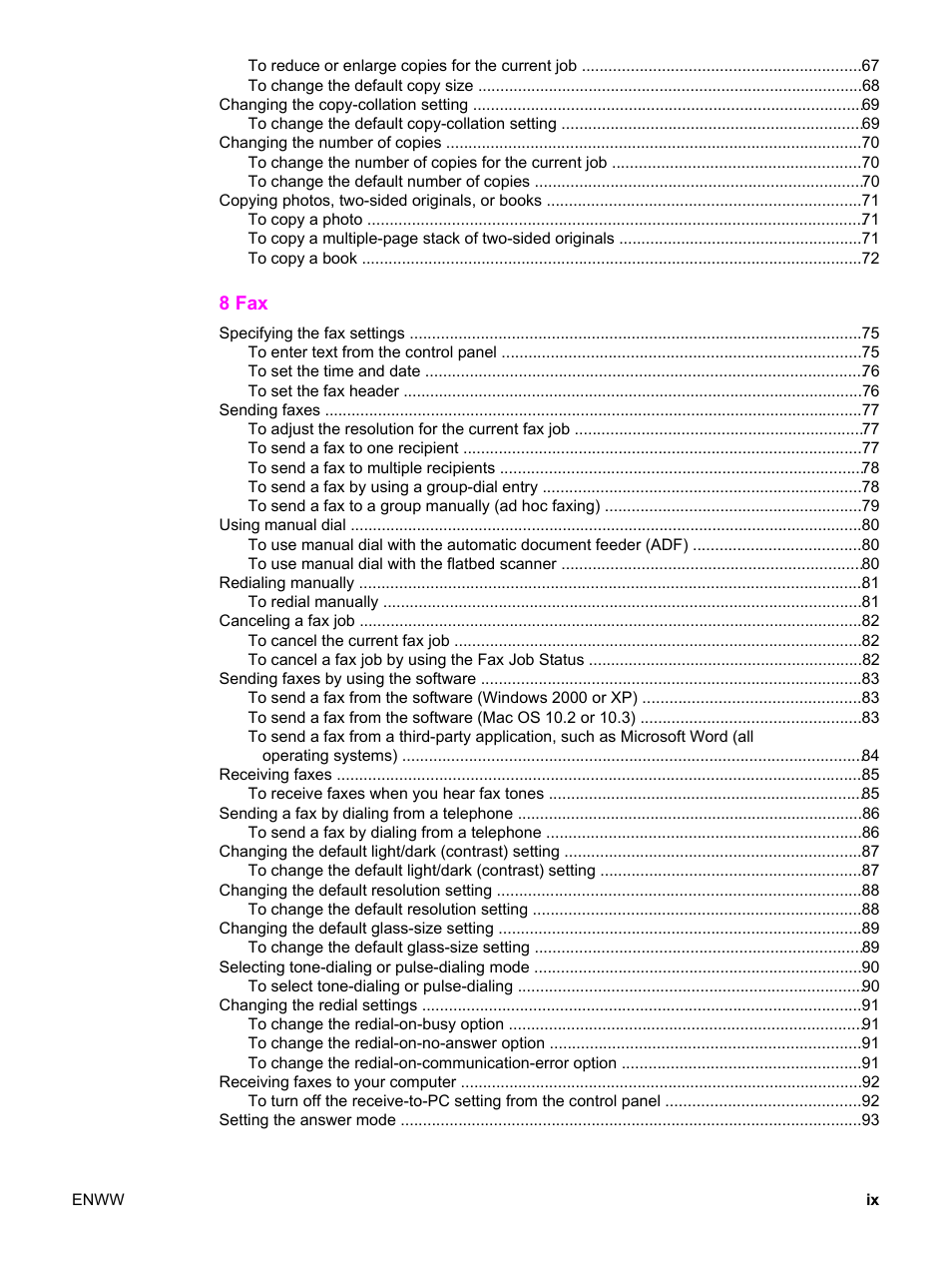 HP 2830 User Manual | Page 11 / 334