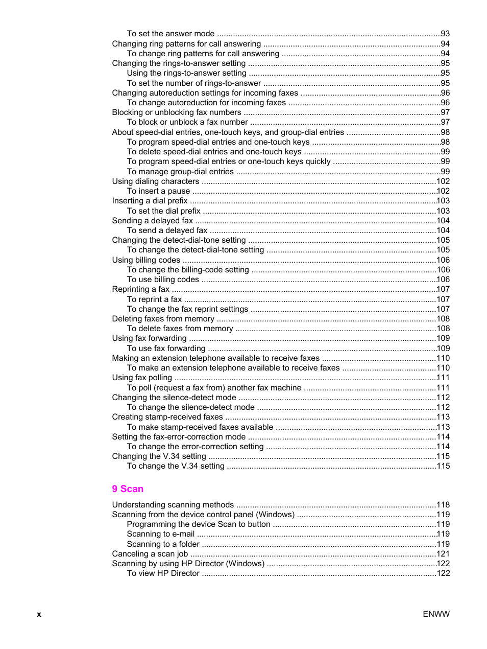 HP 2830 User Manual | Page 12 / 334