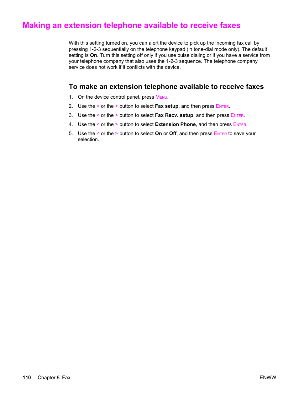 HP 2830 User Manual | Page 126 / 334