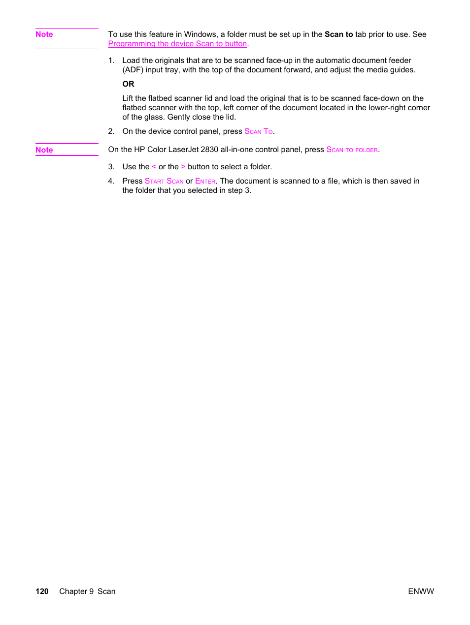 HP 2830 User Manual | Page 136 / 334