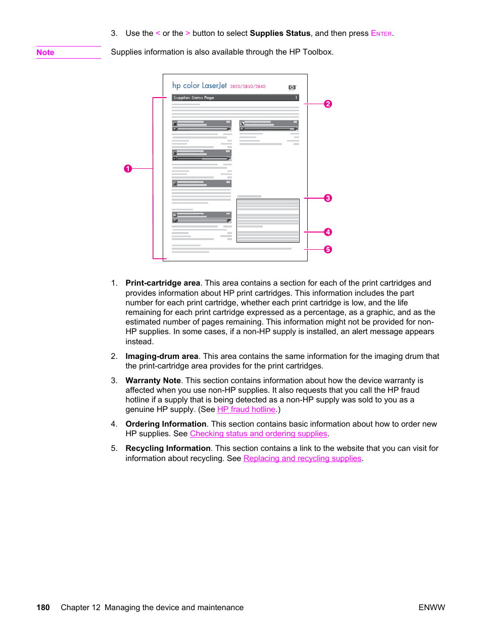 HP 2830 User Manual | Page 196 / 334