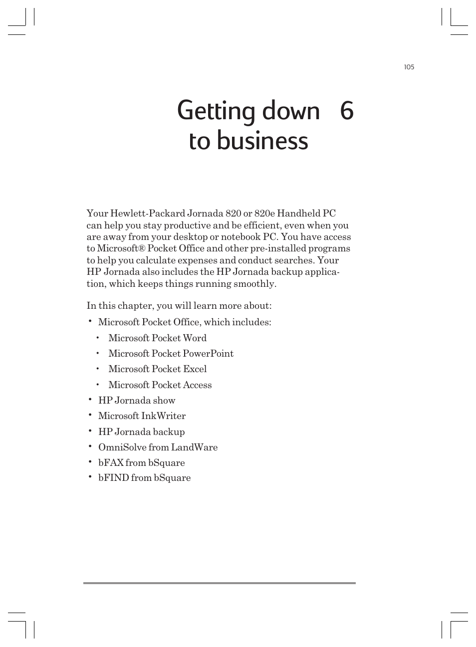 HP Jornada 820 User Manual | Page 109 / 178