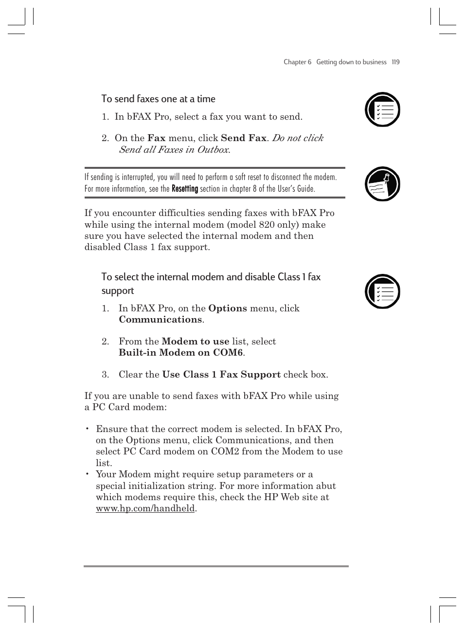 HP Jornada 820 User Manual | Page 123 / 178