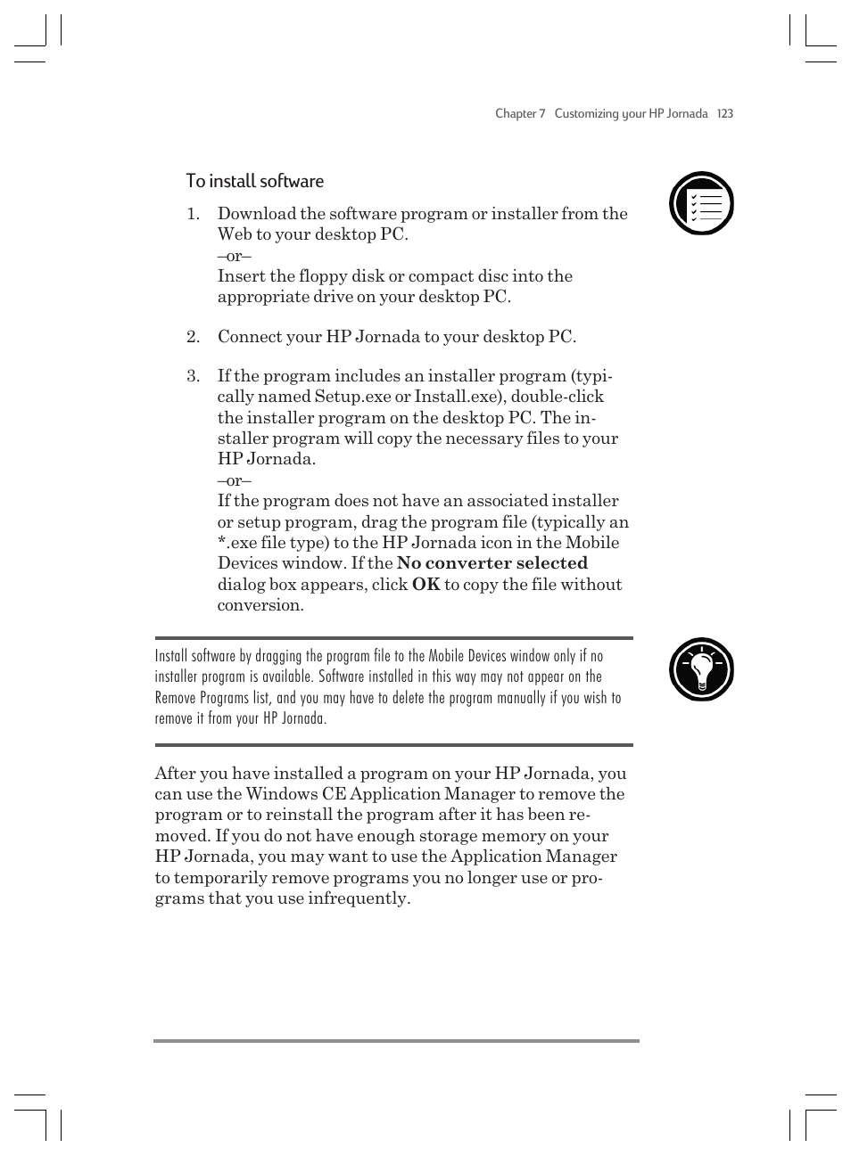 HP Jornada 820 User Manual | Page 127 / 178